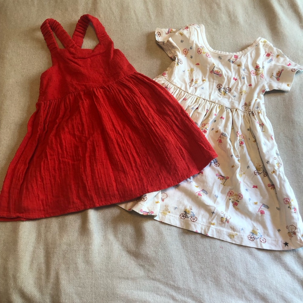 Toddler girl lot of 2 dresses 18-24 months